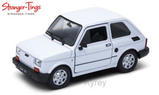 Welly Fiat 126 - white  1:24