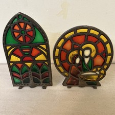 2 Tiffany Style Vintage