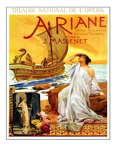 Vintage opera wall art poster - vintage,