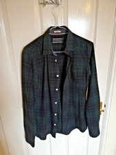 Green Plaid Shirt -