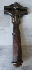 Antique French Cart Spanner 13 Inch Wooden Repaired Handle Full Working Order