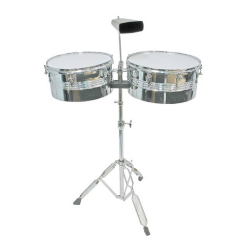 Timbales drum set with stand - set,