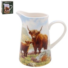 Highland cow and calf - and,