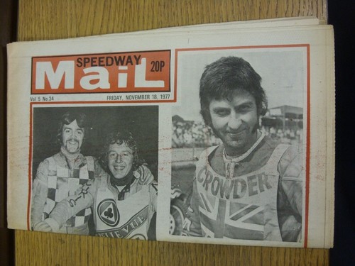 1977 speedway mail - 18/11/1977,