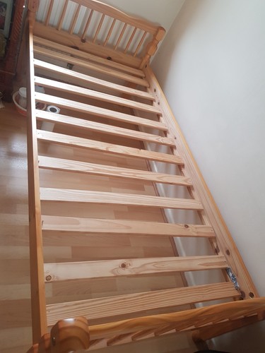 Solid wooden single - wooden, frame