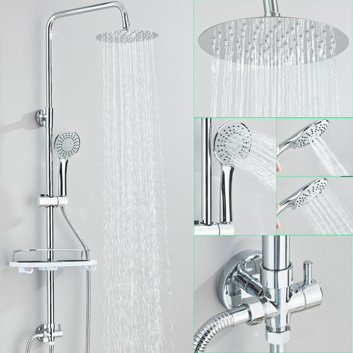 Exposed bathroom shower - bathroom, twin