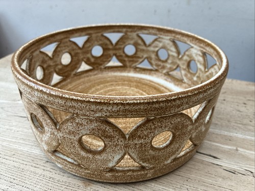 Unusual pottery fruit bowl - unusual,