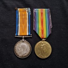 Seaforth Highlanders KIA 1918, WW1 Medal Pair, Late Gordons, Belhelvie Aberdeen