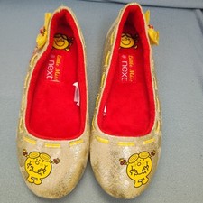 NEXT Little Miss Sunshine Slippers Uk Size 5 Slip On pumps soft inside