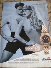 ELLESSE WATCH DESIGNED TO PERFORM SOFTLINE SERIES 1993 ADVERT A4 FILE 55