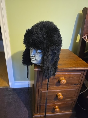 River island black faux - faux, fur