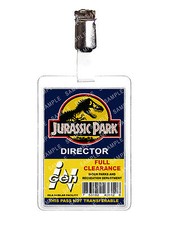 Jurassic Park Director Cosplay Film Prop Fancy Dress Gift Comic Con Halloween