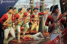 AMERICAN WAR OF INDEPENDENCE BRITISH INFANTRY - PERRY MINIATURES - 28MM - AWI