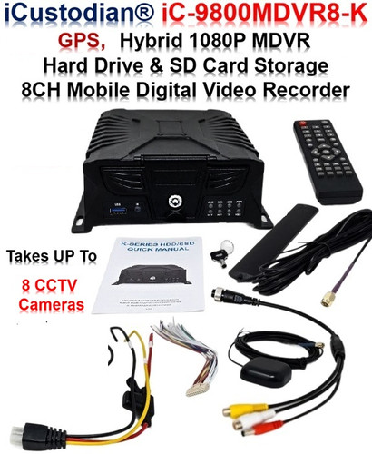 Ic9800mdvr8 hybrid gps - ic9800mdvr8-k, hd