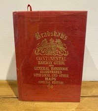 Bradshaw Continental Railway Guide and Handbook with Maps 1913 Reprint Book