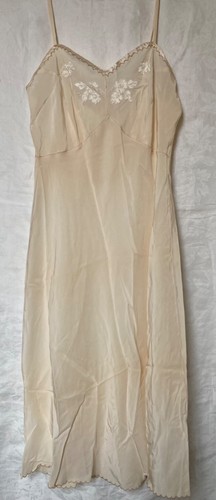 Vintage silk full slip - silk,
