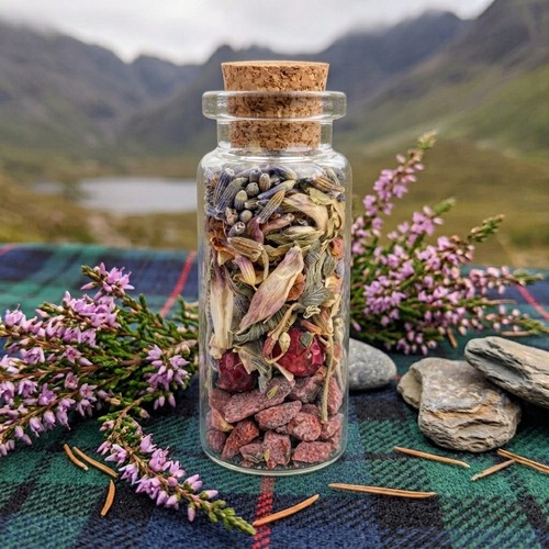 Witch bottle luck spell kit - bottle,
