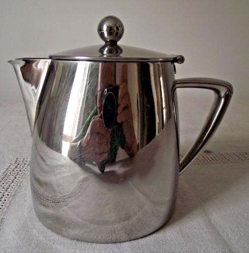 Stainless steel tea pot - steel,