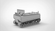 3D Printed 1/72/87/144 U.S. M29 “Weasel” Armored Personnel Carrier Model Kit