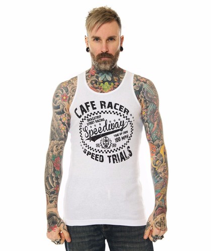 Dragstrip clothing mens white - dragstrip,