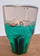 Gear Stick Shift Knob Green Seashell Acrylic Catalin Plastic Vintage