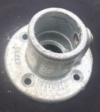 Galvanised Interclamp Wall Plate Base Flange for Tube Clamps 131-B34
