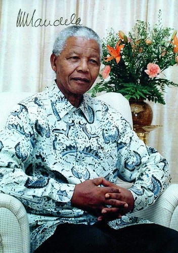 Nelson mandela signed - mandela,