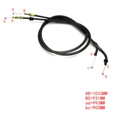 Throttle Cable for Honda 17910-MBV-710 CB400SS 2002-2008 CL400 17920-MBV-000