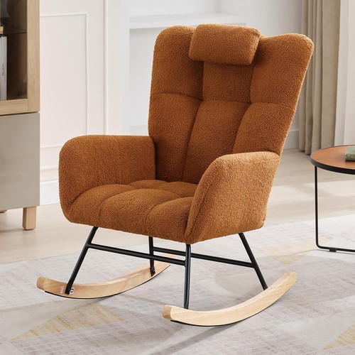 Rocking chair 250lbs fabric - chair,250lbs,