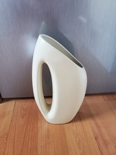 Rayware Asymmetrical Cream Ceramic Vase
