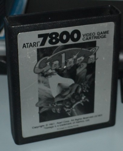Atari 7800 galaga tested - atari, :
