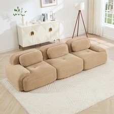 3 Seat Modular Sofa, Curved