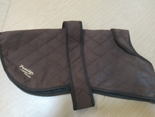 JOHN PARTRIDGE quilted waxed cotton dog jacket Medium