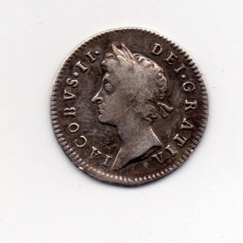 1685 maundy threepence james - threepence,,