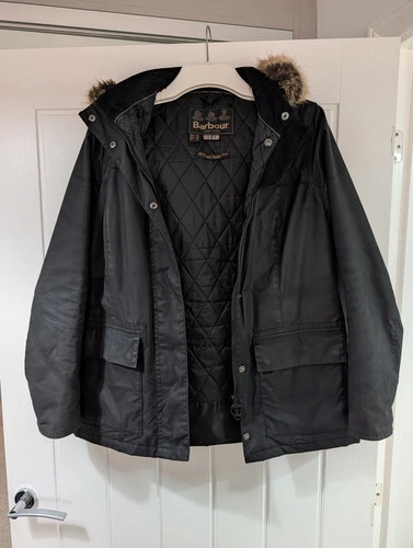 Barbour wax jacket coat - , size