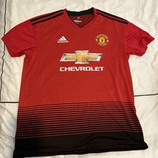 Adidas 2018/19 Man Utd Home Shirt Size Large