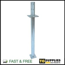 Heavy Duty Galvanised Concrete-In Internal Pergola Post Support | Ground Anchor
