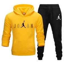 2-pcs Mens Winter Full Tracksuit Hoodie Jogger Sweatshirt Jacket Pants Set new