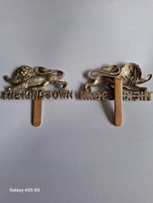 KINGS OWN REGIMENT CAP BADGE