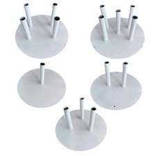 Flower pole display stand base - pole,