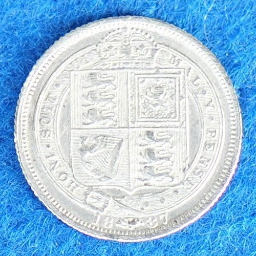 1887 shilling coin british - shilling,