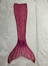 Pink Fin Fun Mermaid Tail size