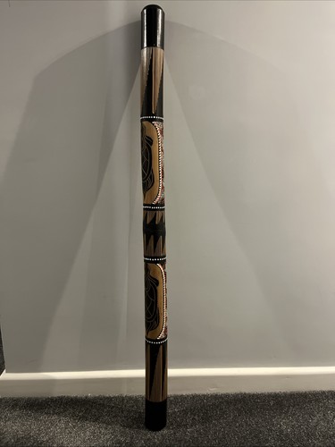 Didgeridoo with turtle - with,