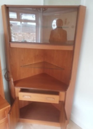 Vintage teak corner - teak, display