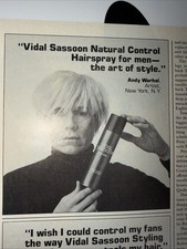 1980s Andy Warhol Vidal Sasson