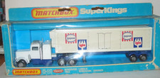 MATCHBOX SUPERKINGS K-31 PETERBILT REFRIDGERATION TRUCK 'LANGNESE / IGLO'