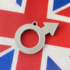 Austin Powers Male Symbol Medallion 3D Printed Replica Prop Fancy Dress Cosplay