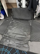 RUBBER CAR BOOT MAT UNIVERSAL HEAVY DUTY NON SLIP LARGE 120 X 80 CM BLACK MAT