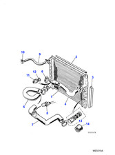 Jaguar Genuine Bleed Hose Fits