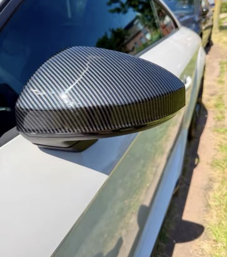 Carbon fibre style wing mirror - carbon,